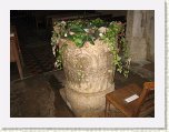 1190-Stone Font at St James * 800 x 600 * (87KB)